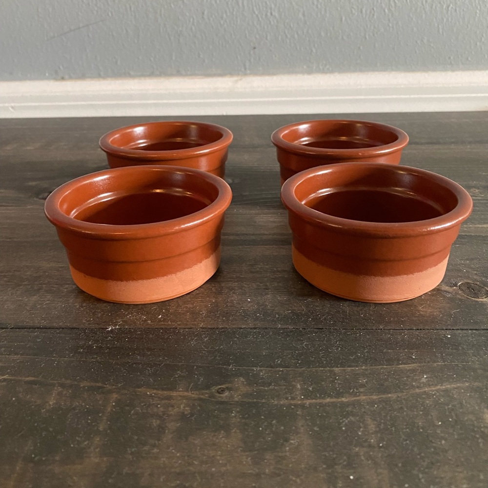 Cermer vintage terracotta mini ramekins